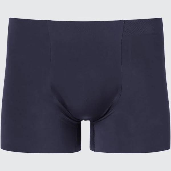 UNIQLO AIRism Ultra Seamless Boxer Briefs - Navy Size S