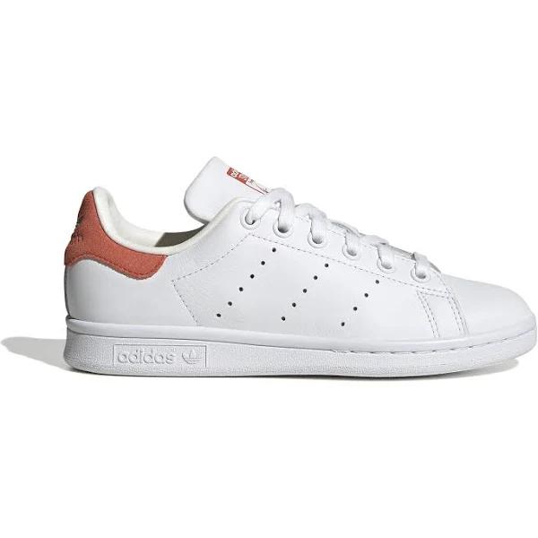adidas-Stan Smith Shoes-Kids-Cloud White / Off White / Preloved Red-7