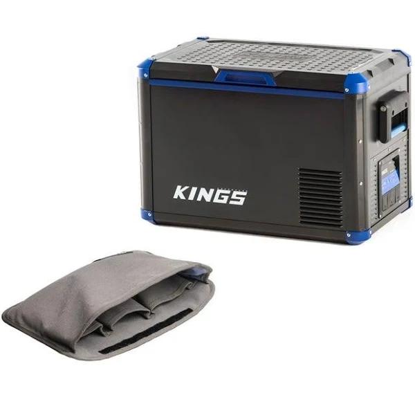 Kings 45L Premium Stayzcool Portable Fridge/Freezer + Pocket Organiser