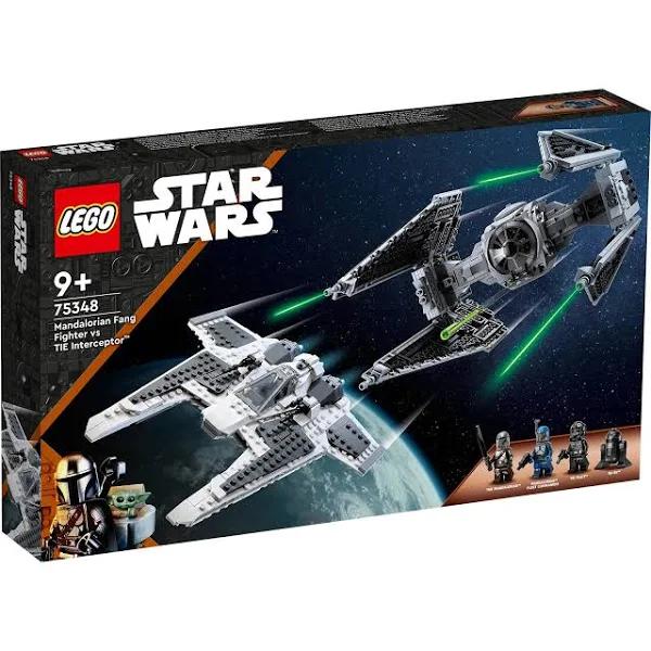 LEGO 75348 Mandalorian Fang Fighter vs. Tie Interceptor - Star Wars
