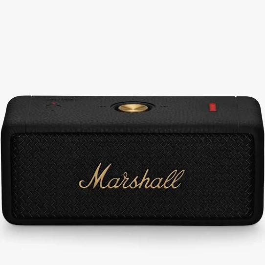 Marshall Emberton II Portable Bluetooth Speaker (Black & Brass)