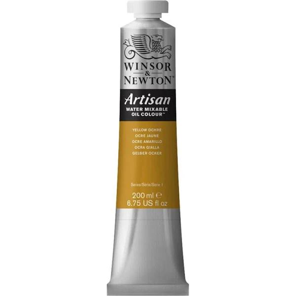 Winsor & Newton : Artisan : Water Mixable Oil Paint : 200ml : Yellow Ochre