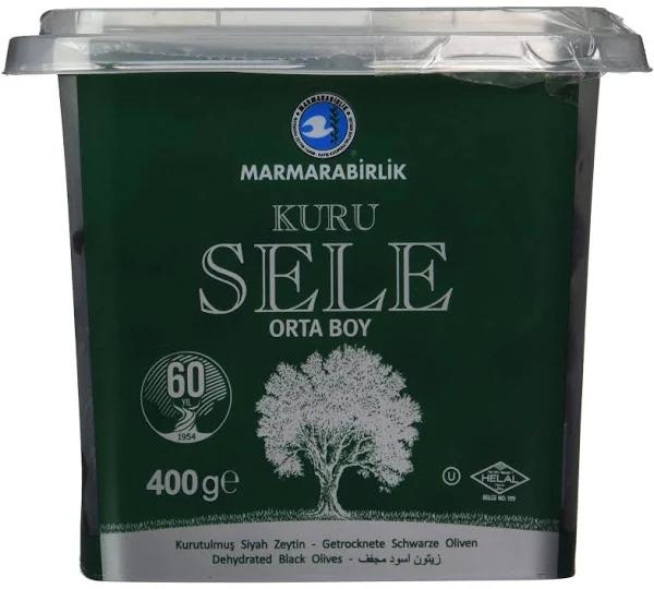 Marmarabirlik Dried Natural Black Olives 400g