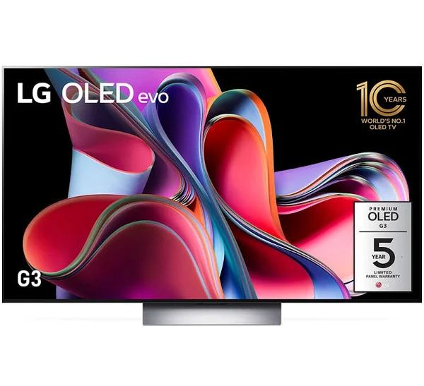 LG 77" Evo G3 4K Smart OLED TV With Self Lit OLED Pixels OLED77G3PSA