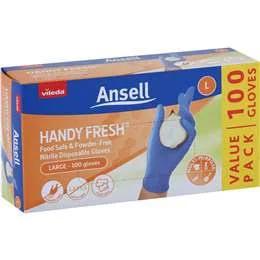 Ansell Handy Fresh Nitrile Disposable Gloves Large 100 Pack
