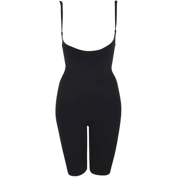 Kmart Seamfree Under Bust Mid-Thigh Bodysuit-Black Size: 16, Price History  & Comparison