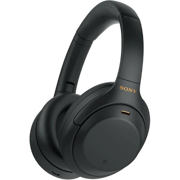 Sony - WH-1000XM4 Wireless Noise Cancelling Headphones - Black
