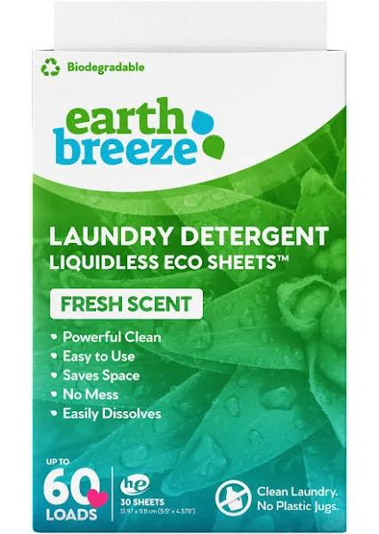 Earth Breeze Fresh Scent Laundry Sheets