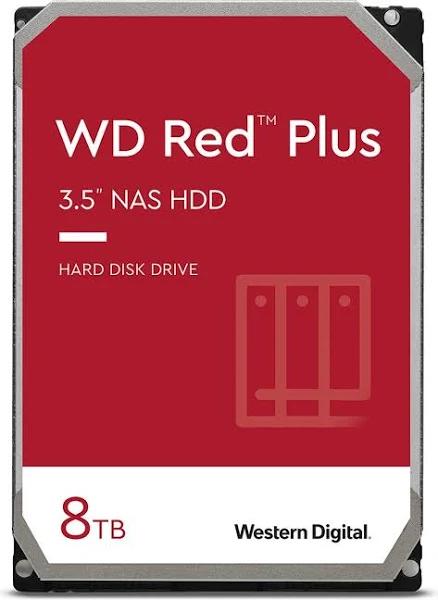 Western Digital WD80EFZZ 8TB Red Plus 3.5" NAS Hard Drive