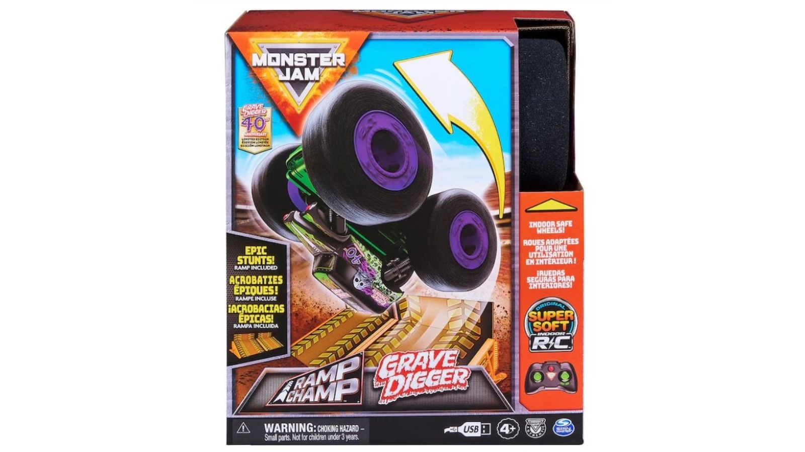Monster Jam Ramp Champ Grave Digger