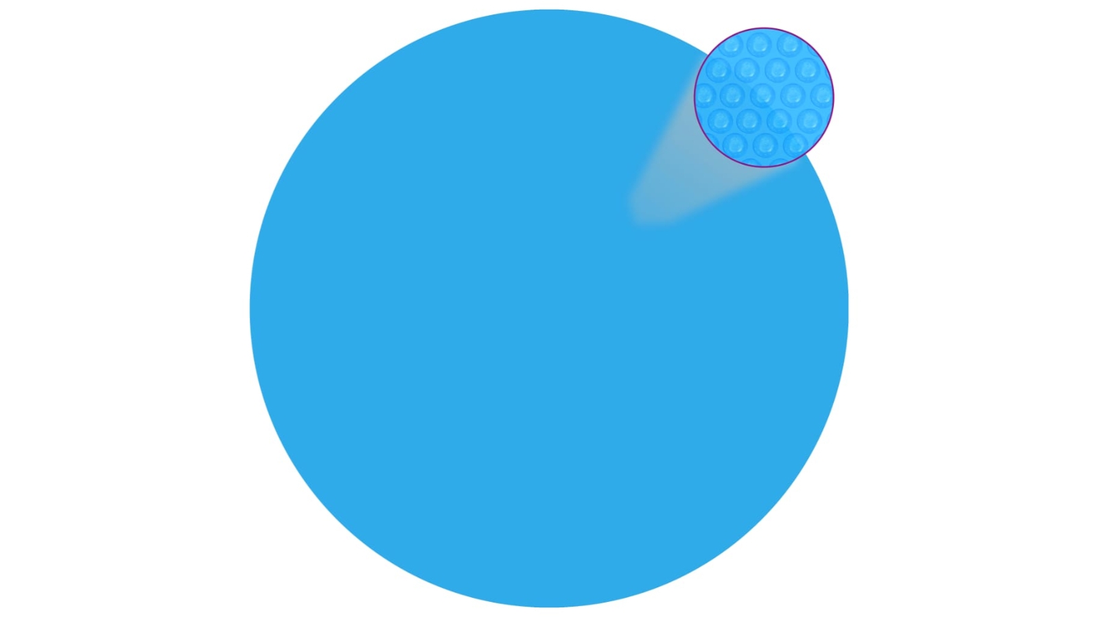 vidaXL - Pool Cover PE - Blue - 527 cm
