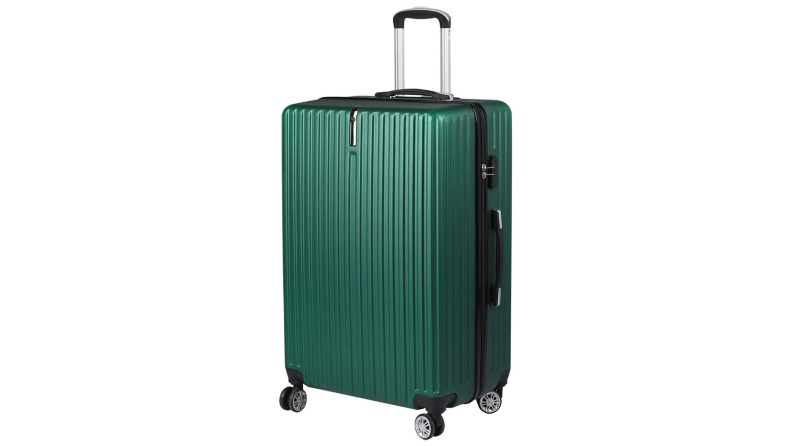 Slimbridge 24" Luggage Suitcase Code Lock Hard Shell Travel Carry Green Bag
