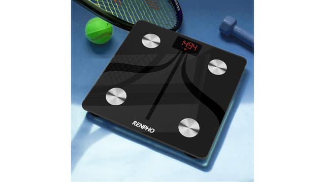 RENPHO Body Fat Scale Weight Bathroom Smart Digital Bluetooth USB Rechargeable