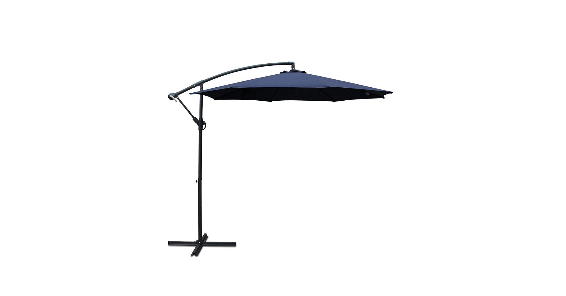 Instahut 3M Cantilevered Outdoor Umbrella - Navy