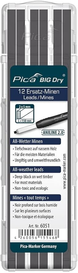 Pica Big Dry Refill Aniline 12 Leads