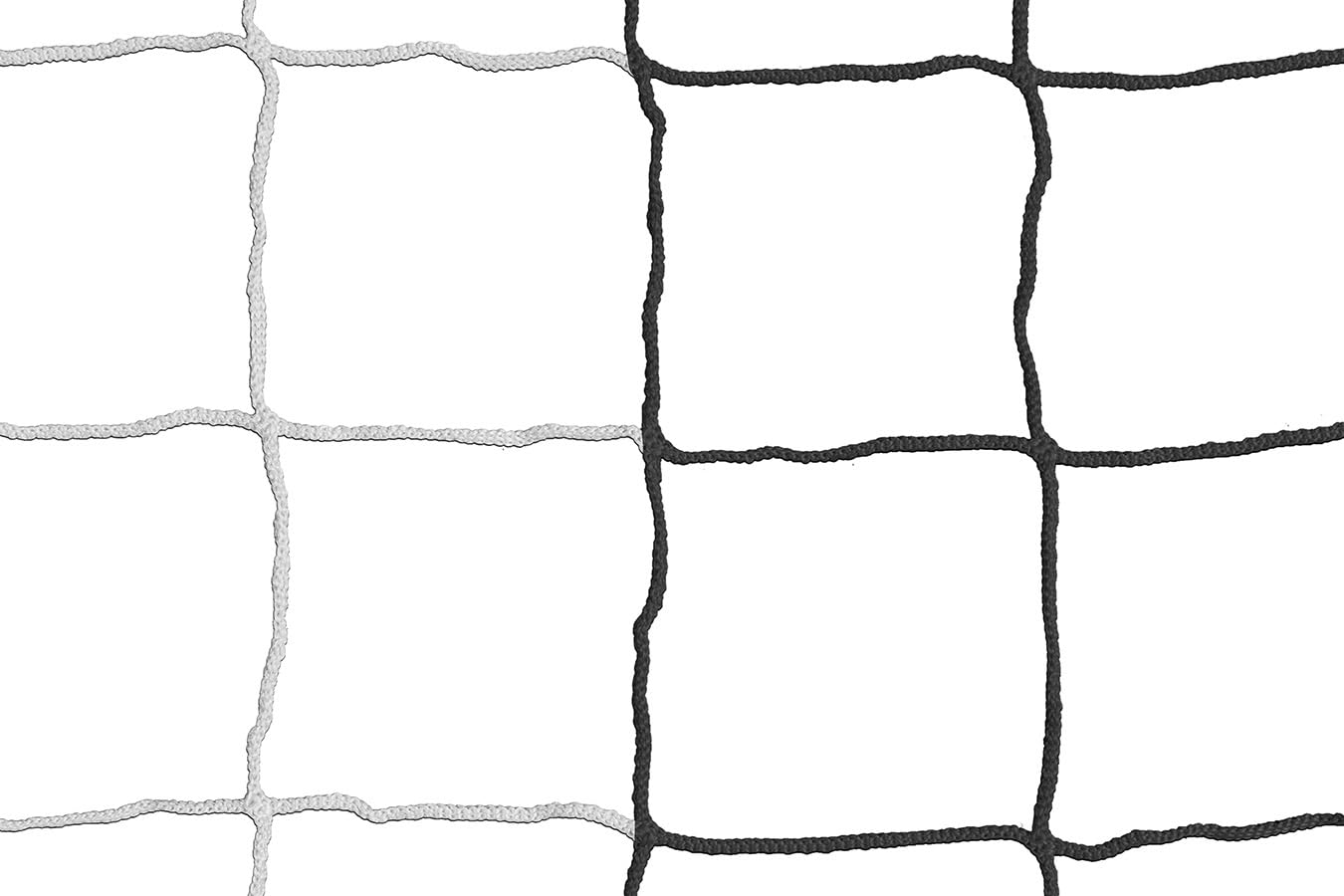 Kwik Goal Soccer Net 8Hx24Wx6Dx6B, 3mm Mesh, Black/White