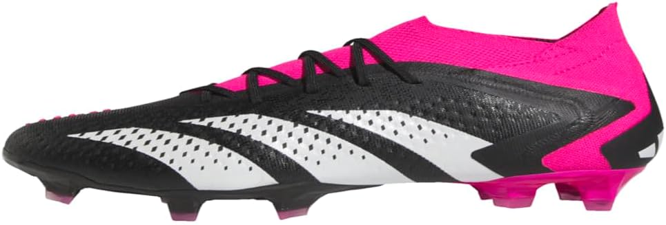 Adidas Predator Accuracy.1 Firm Ground Boots Black / White / Team Pink 2 10.5 - Unisex Football Football Boots