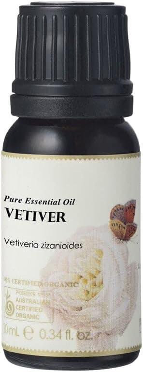 Ausganica Organic Essential Oil Vetiver 10ml