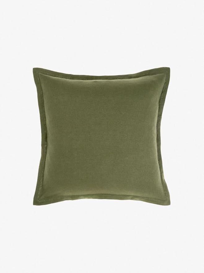 Nimes Moss Cushion (48 x 48cm) by Linen House