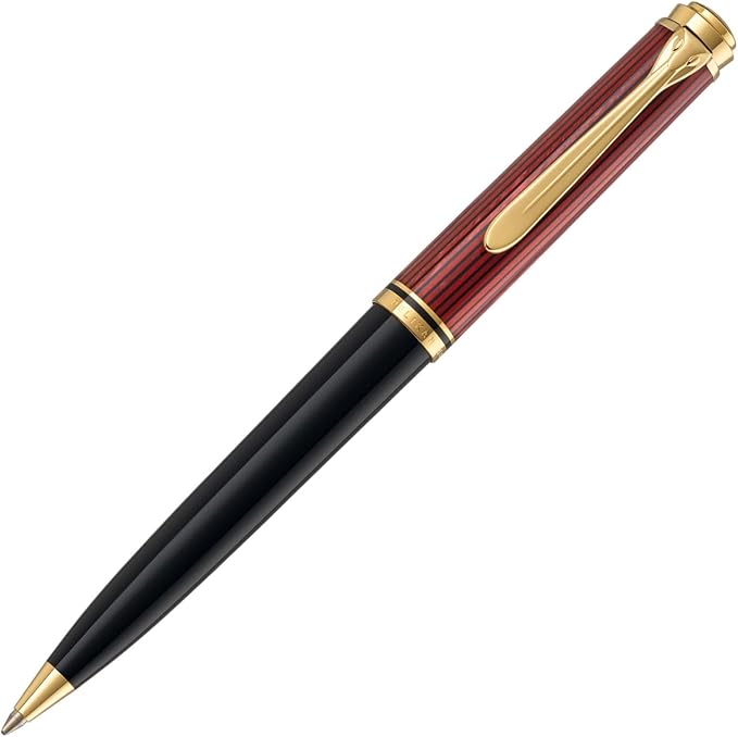 Pelikan K600 Ballpoint Pen - Souveran Black Red