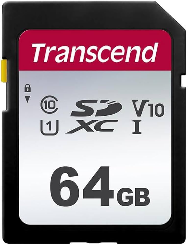 Transcend 64GB SDXC Class 10 UHS-I U3 Flash Card