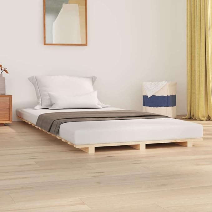 Bed Frame Without Mattress 90x190 cm Solid Wood Pine vidaXL