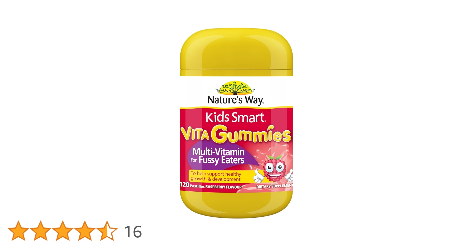 Nature's Way Kids Smart Vita Gummies for Fussy Eaters 120
