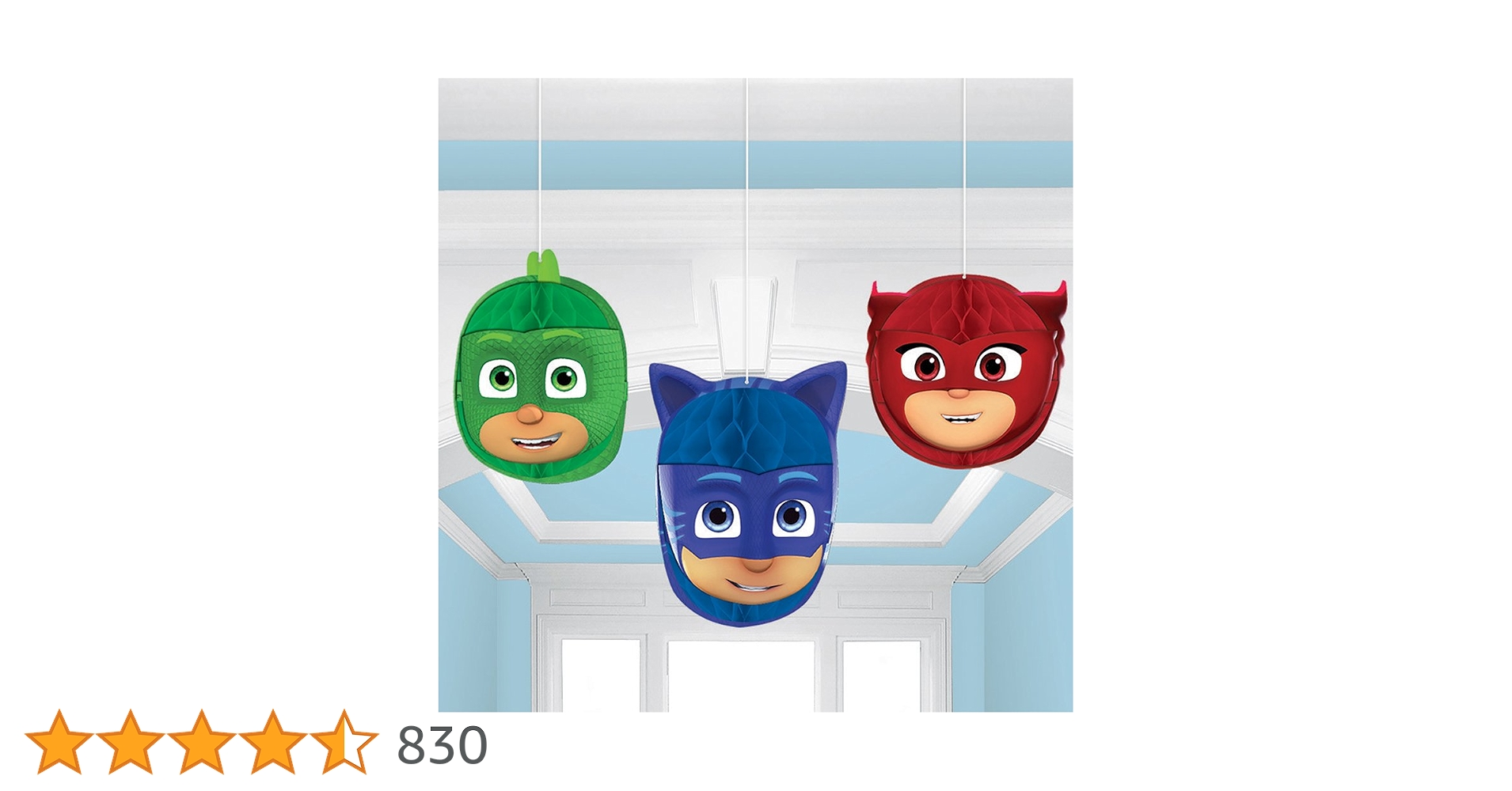 PJ Masks Honeycomb Decorations (3 Piece)