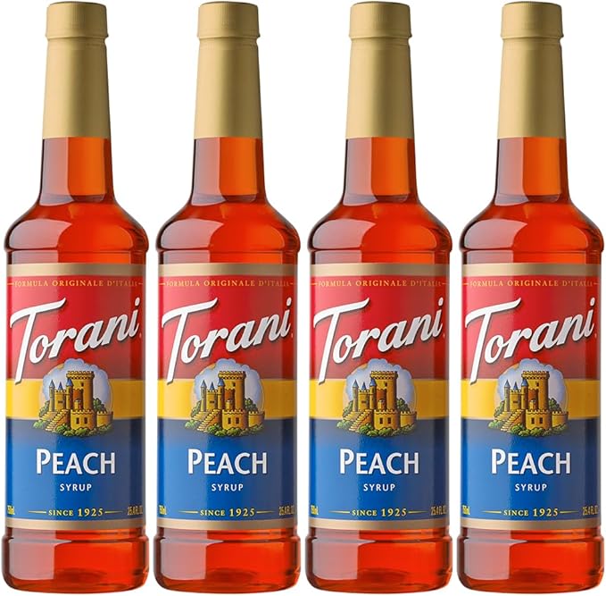 Torani Syrup, Peach, 25.4 Ounce (Pack of 1)