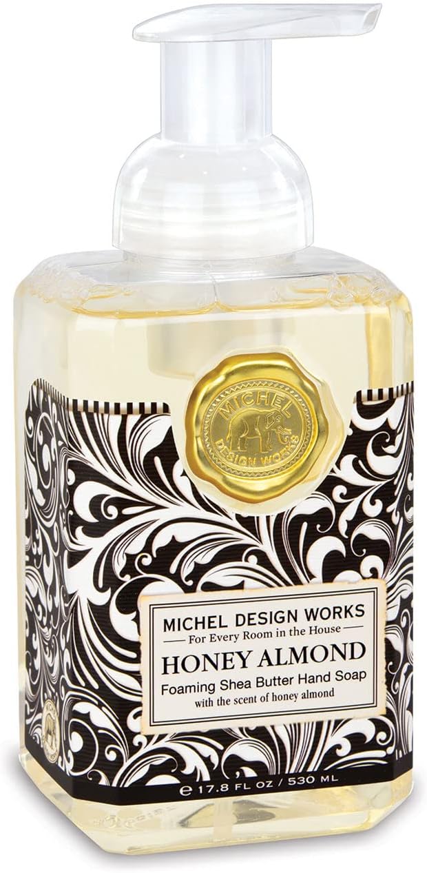 Michel Design Works Foaming Hand Soap, 17.8 Ounce, Honey Almond 3 Pack