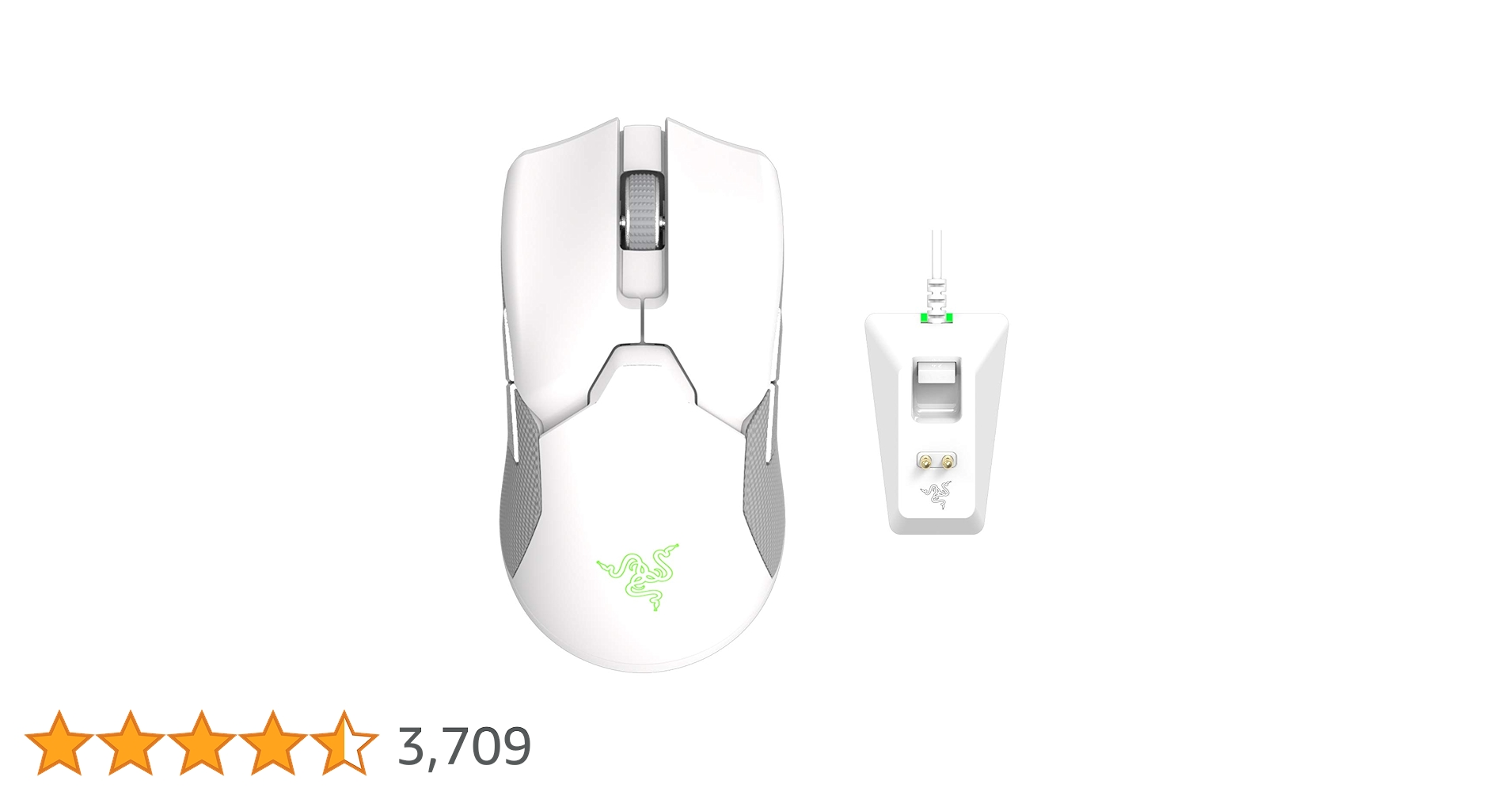 Razer Viper Ultimate Wireless Gaming Mouse with Charging Dock Mercury