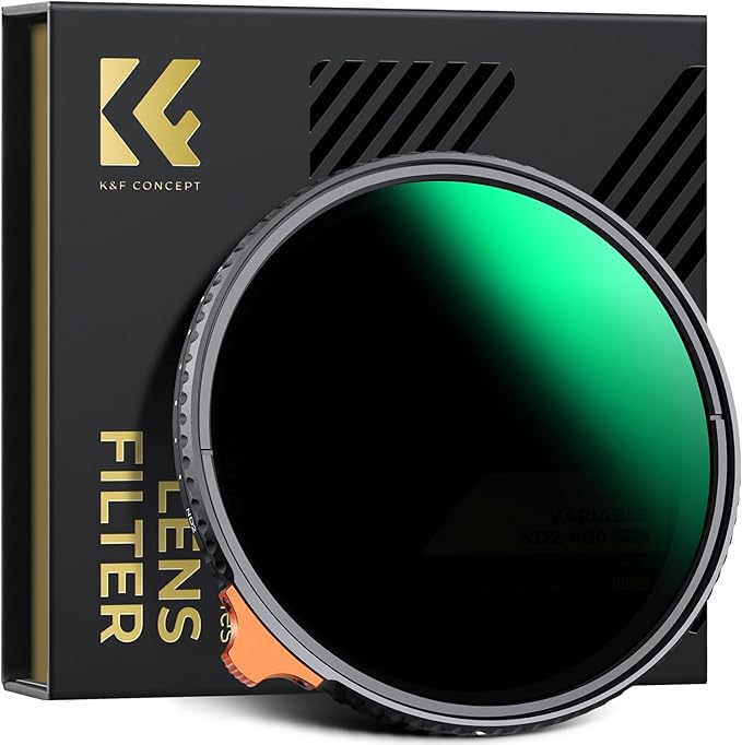 52mm Ultra Slim Variable ND Filter Adjustable ND2-ND400 with Lens Cleaning Cloth