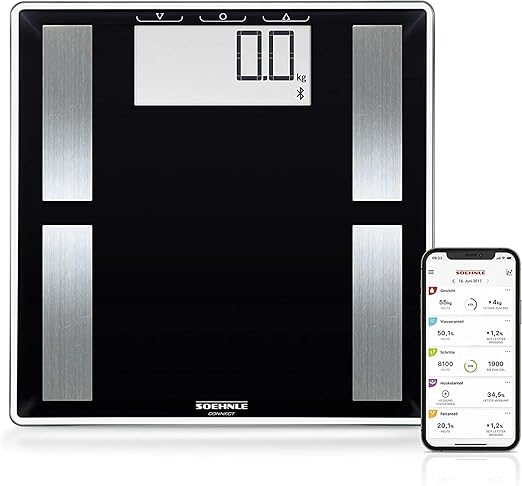 Soehnle Shape Sense Connect 50 Bathroom Scale With Bluetooth | 63879