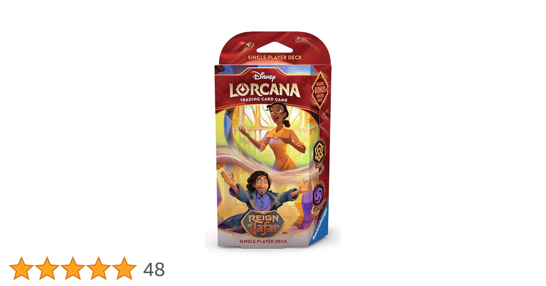 Lorcana TCG - Reign of Jafar Starter Deck, Amber/Amethyst