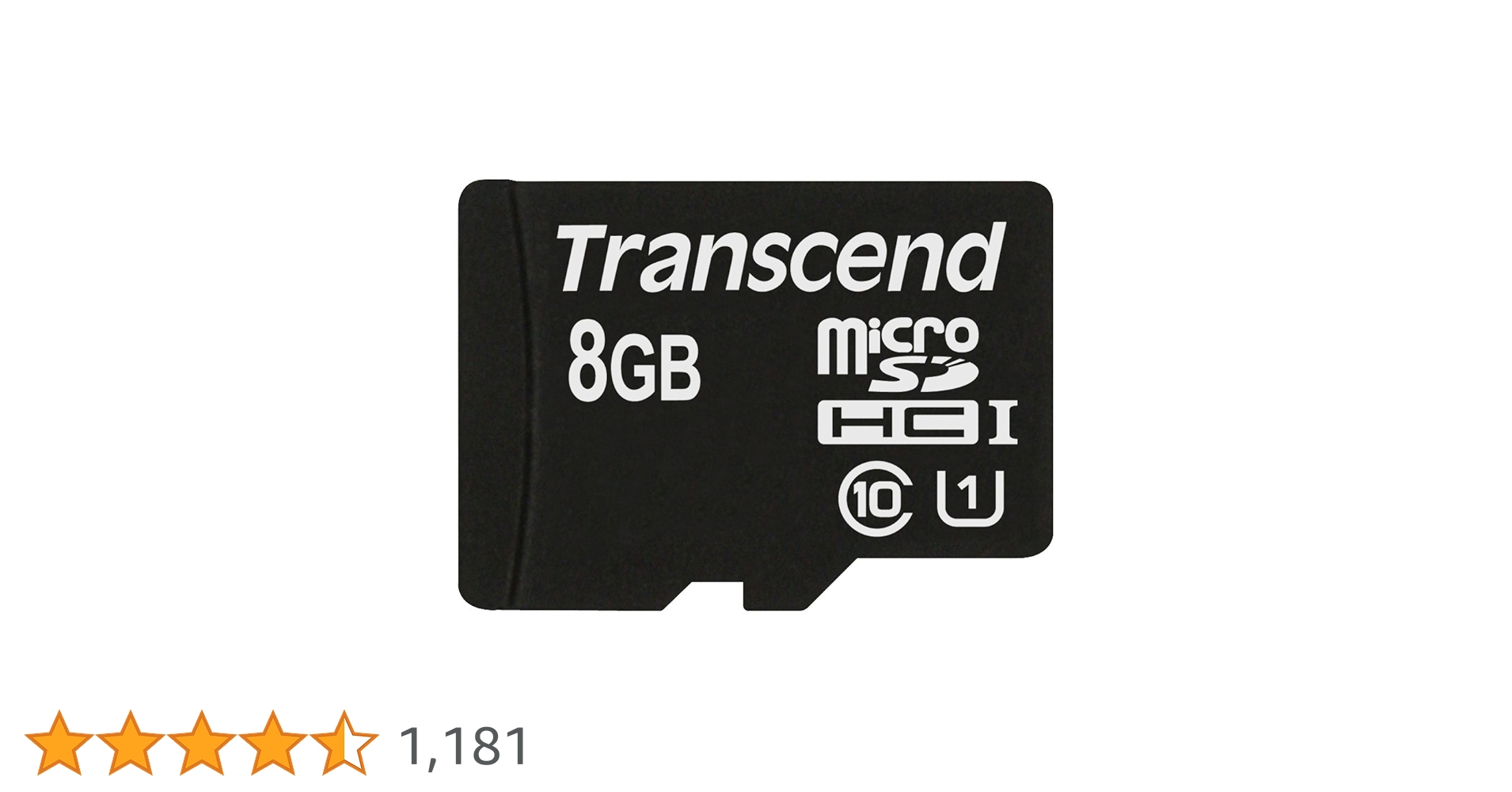 Transcend 128GB Premium MicroSDXC Memory Card Class 10 UHS-I with MicroSD Adapter
