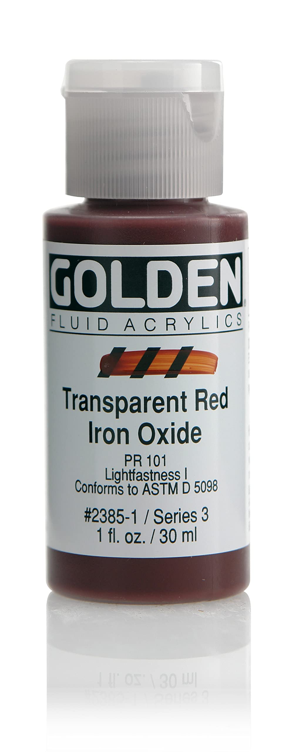 Golden Fluid Acrylic 30ml Trans Red Iron Oxide