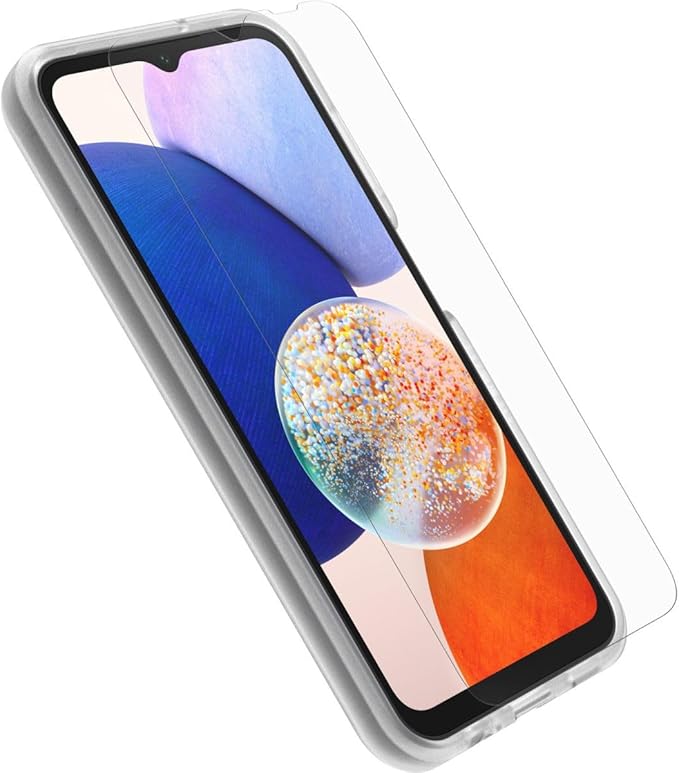 OtterBox React Case with Trusted Glass Samsung Galaxy A14 5G (6.6') Clear - (78-81181)