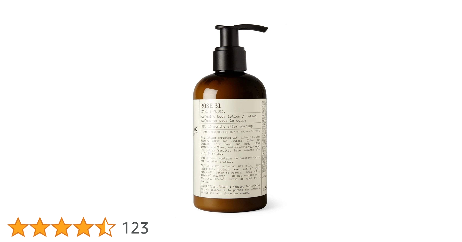 Le Labo - Body Lotion Rose 31 - 237ml