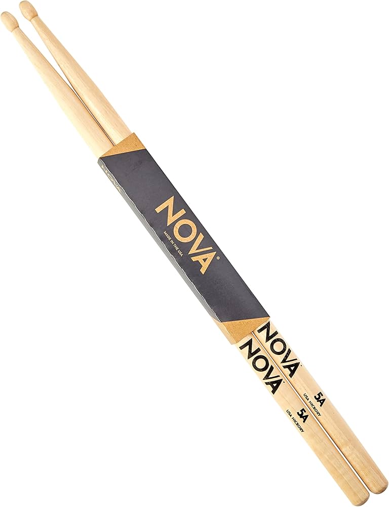 Nova 5A Drumsticks Wood Tip