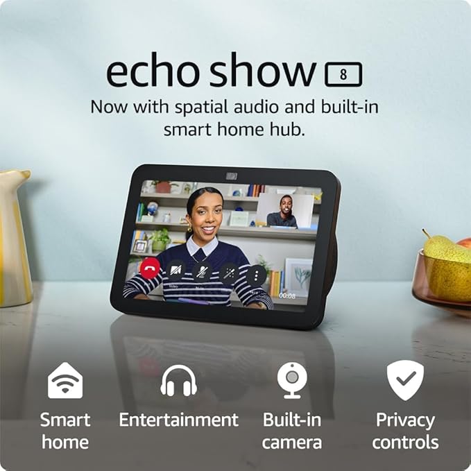 Amazon Echo Show 8 3rd Gen Charcoal