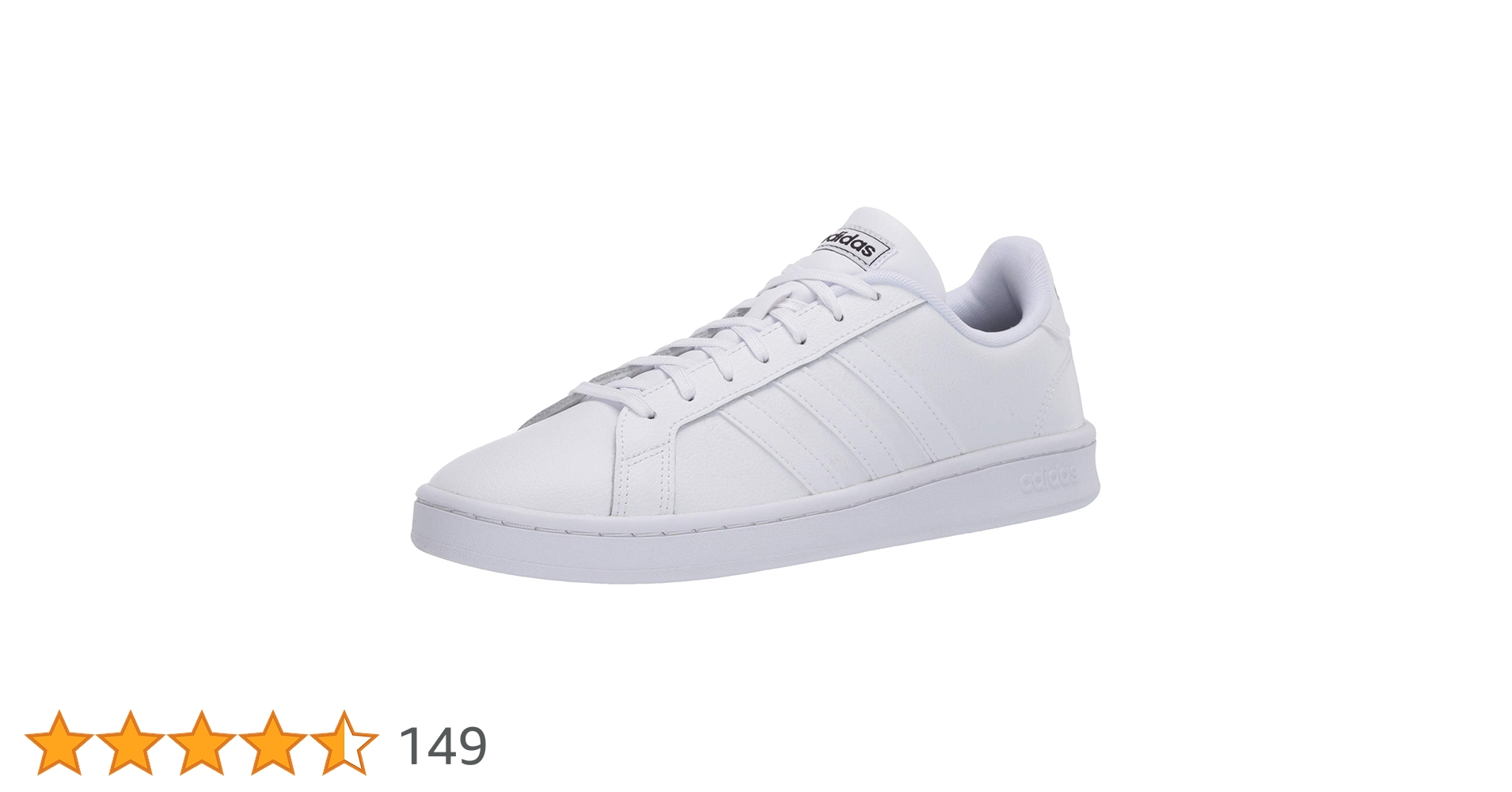Adidas Mens Grand Court, 9.5 / White