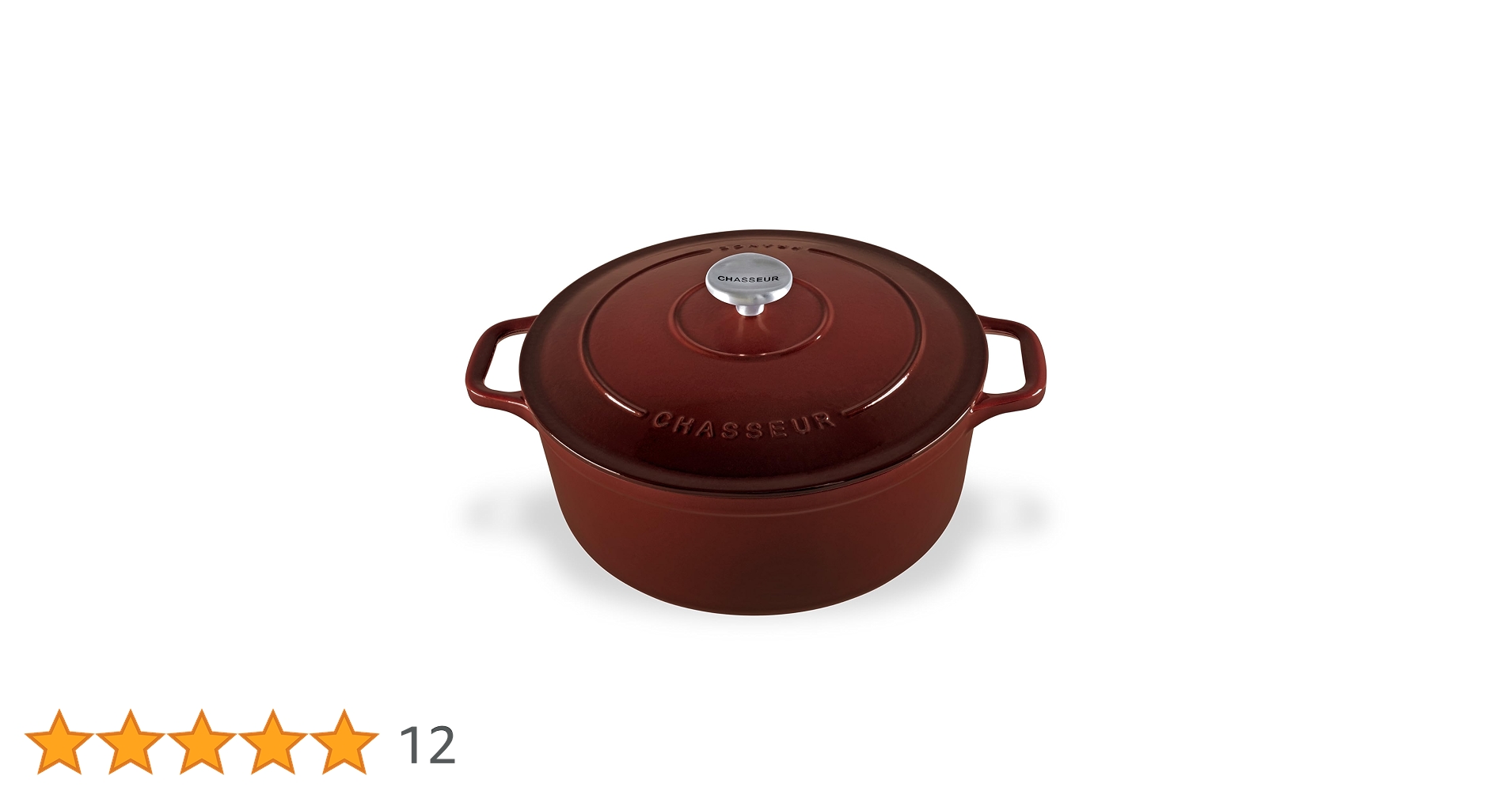 Chasseur Round French Oven 24cm/4L | Chocolat