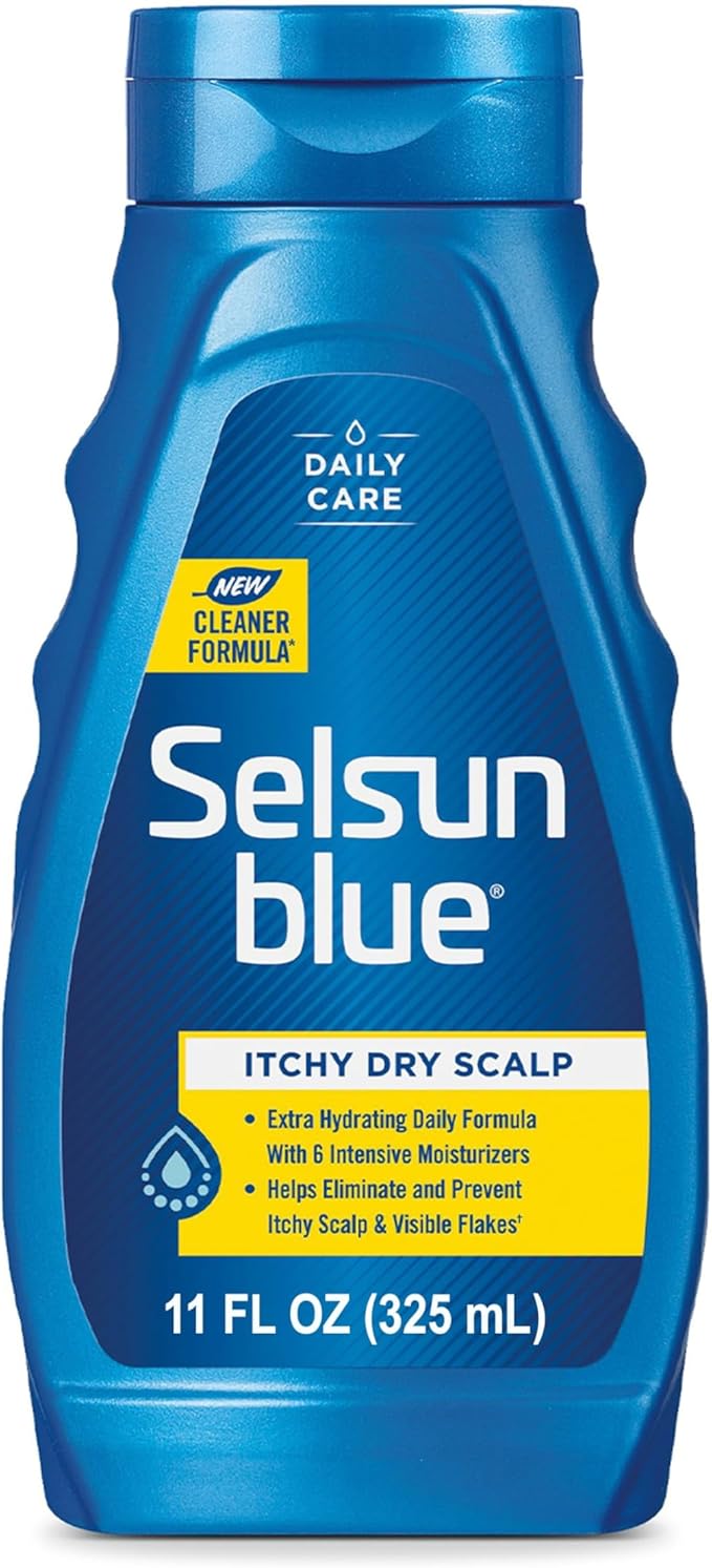 Selsun Blue Itchy Dry Scalp Dandruff Shampoo