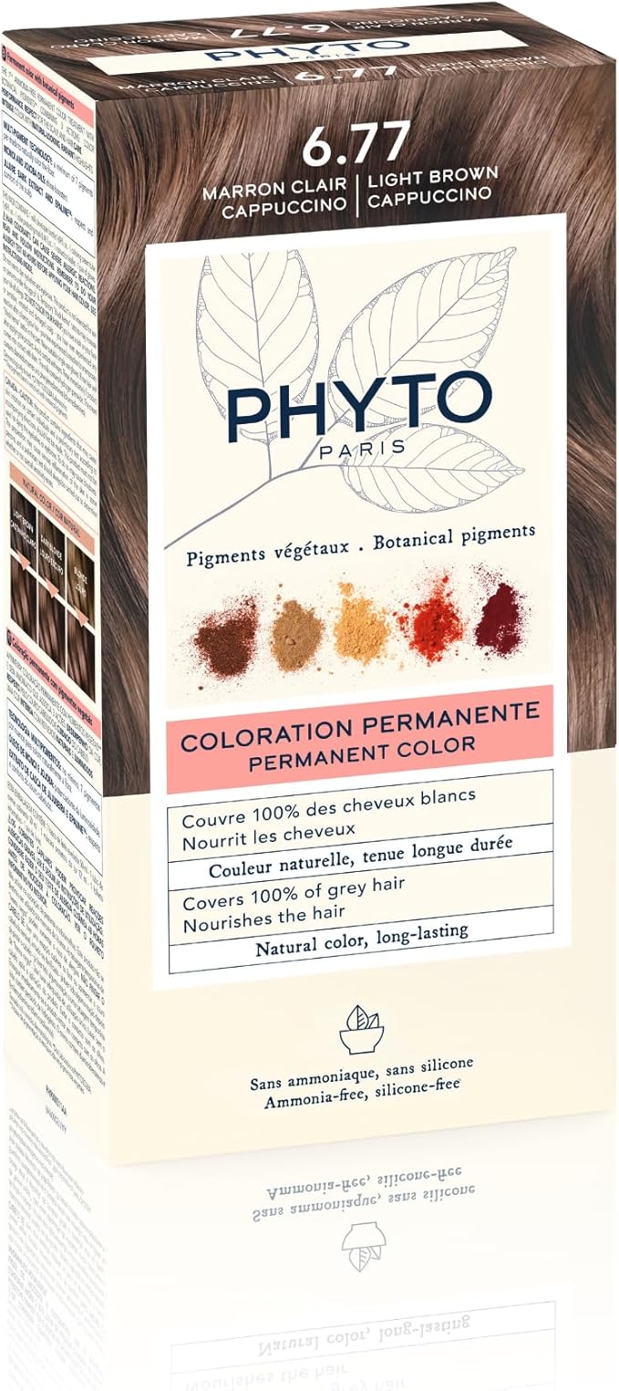 Phyto Phytocolor Permanent Color - 6.77 Cappuccino Light Brown