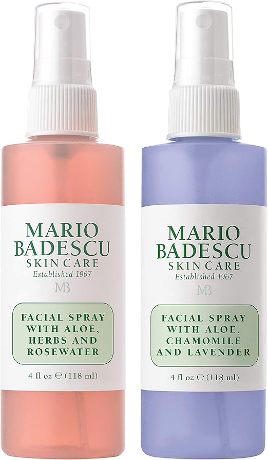 Mario Badescu Facial Spray Rosewater and Lavender Duo