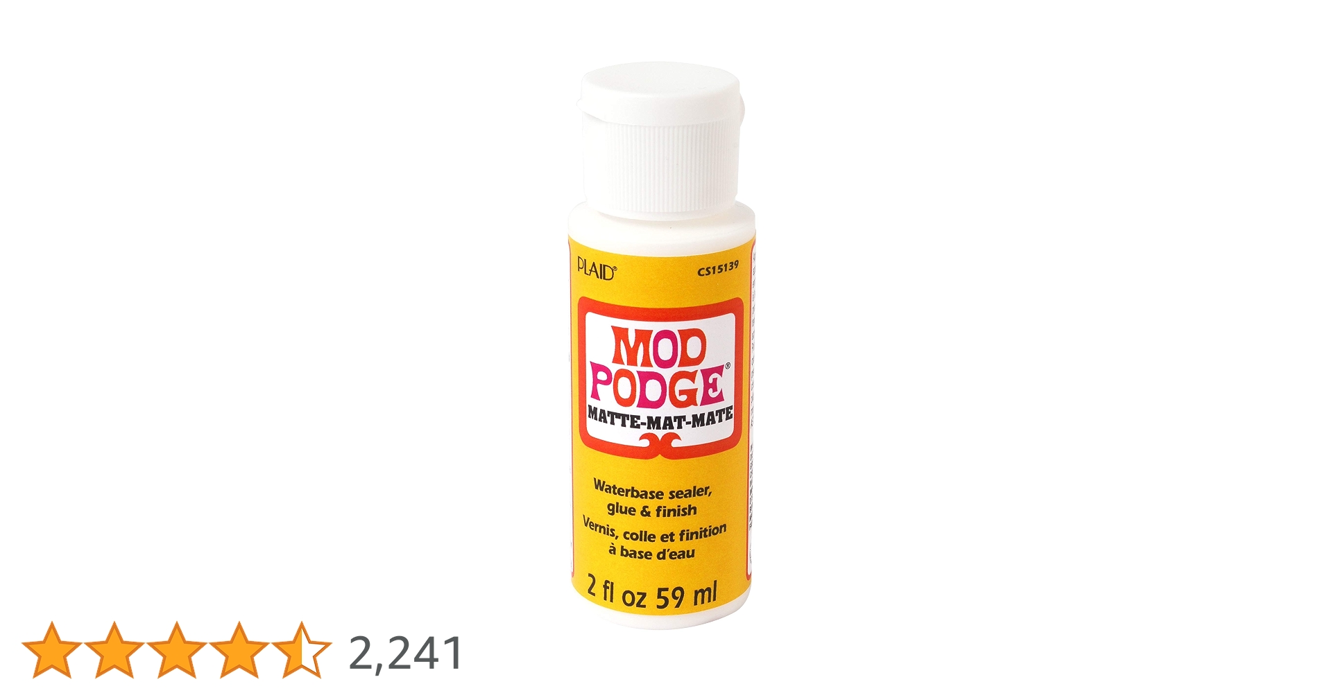 Mod Podge Matte Finish Uncarded 2oz