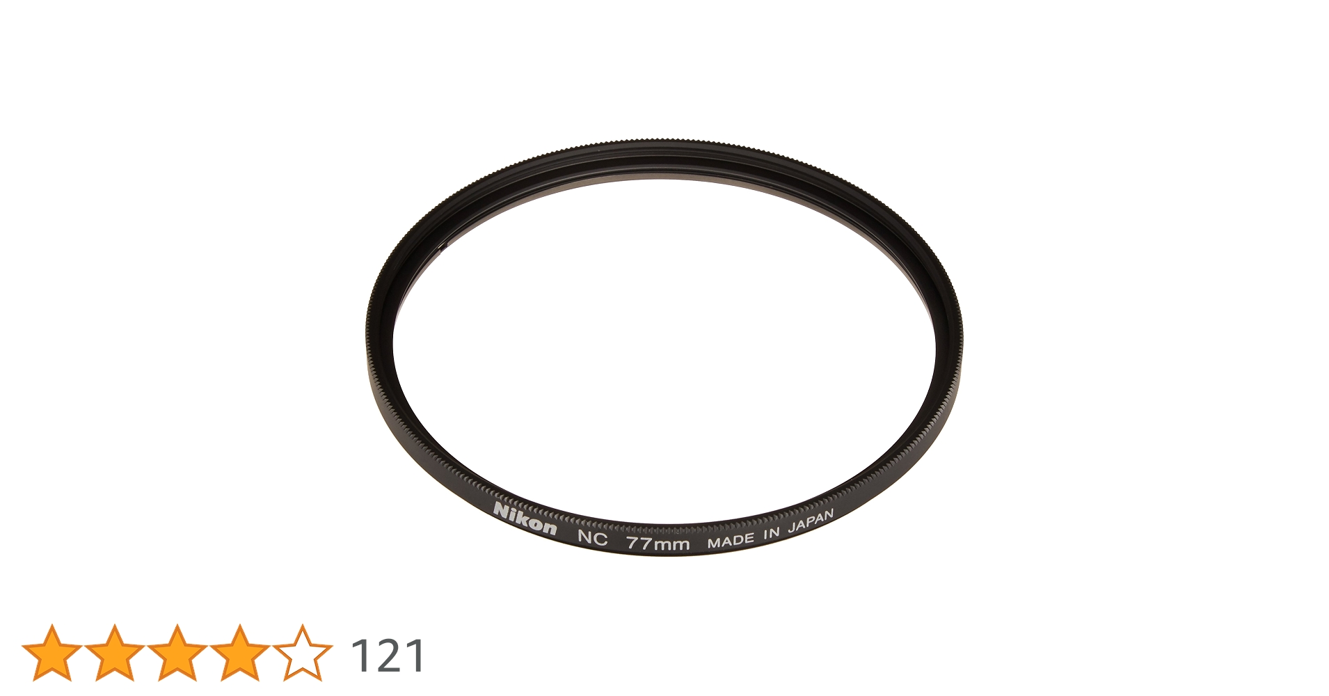Nikon 77mm Screw-on Filter Neutral Clear NC-77 Glass Filter