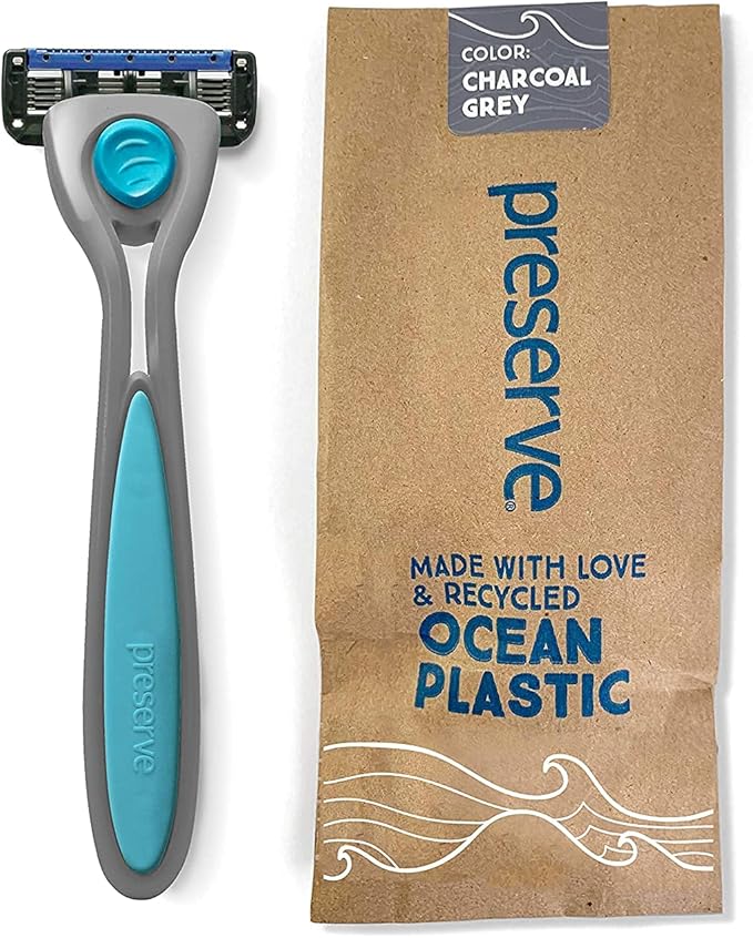 Preserve Popi Shave 5 Razor & 1 Blade Coral