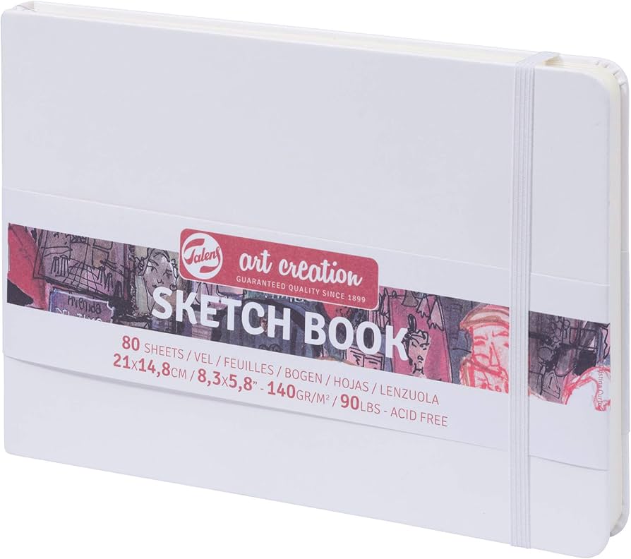 Talens Art Creation Sketchbook 80 Sheets, 21 cm x 14.8 cm, White
