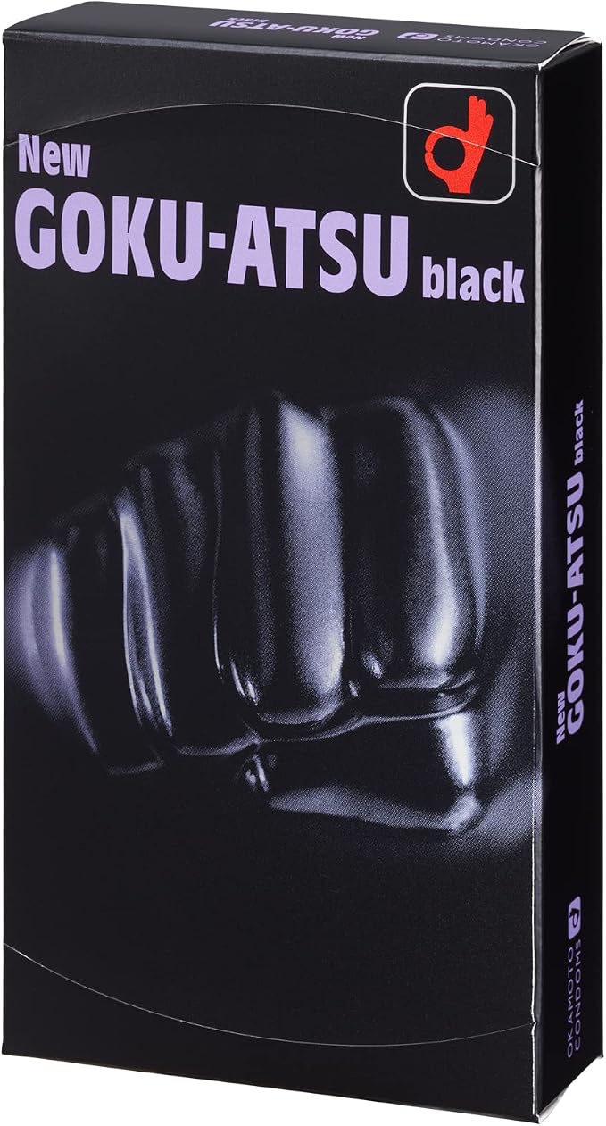 Okamoto Condoms New GOKU-ATSU(Super Thick 0.1mm) 12pc
